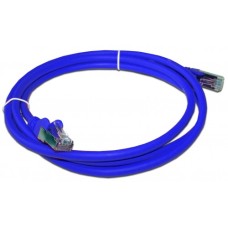 Патч-корд RJ45 - RJ45, 4 пары, FTP, категория 6A, 2 м, синий, LSZH LANMASTER LAN-PC45/S6A-2.0-BL