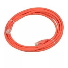 Патч-корд RJ45 - RJ45, 4 пары, UTP, категория 5е, 0.5 м, оранжевый, LSZH LANMASTER LAN-PC45/U5E-0.5-OR