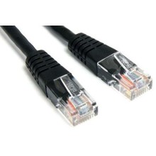 Патч-корд RJ45 - RJ45, 4 пары, UTP, категория 6, 1.5 м, черный, LSZH LANMASTER LAN-PC45/U6-1.5-BK