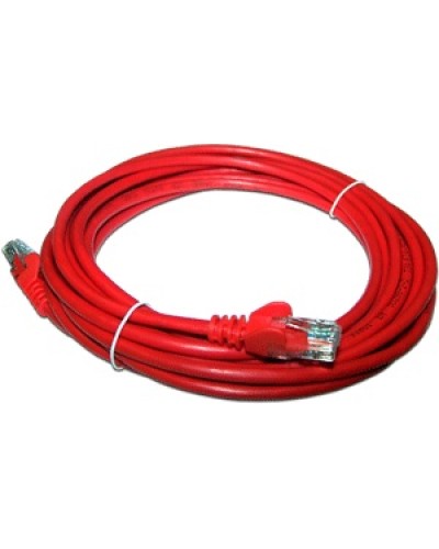 Патч-корд RJ45 - RJ45, 4 пары, UTP, категория 6, 3 м, красный, LSZH LANMASTER LAN-PC45/U6-3.0-RD в Ростове-на-Дону Патч-корды и пигтейлы Pintop.ru