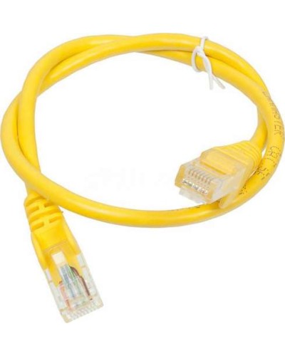 Патч-корд RJ45 - RJ45, 4 пары, UTP, категория 6, 3 м, желтый, LSZH LANMASTER LAN-PC45/U6-3.0-YL в Ростове-на-Дону Патч-корды и пигтейлы Pintop.ru