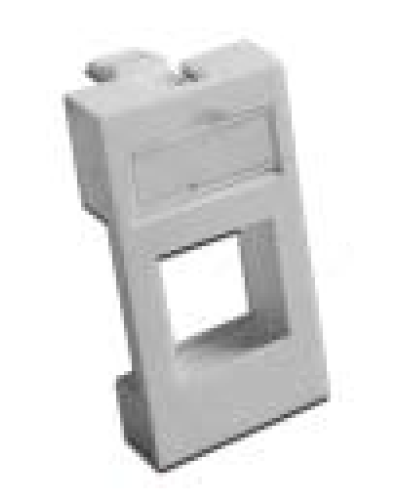 Вставка 22.5x45 без шторок для Кейстоуна LANMASTER LAN-SIP-22R-WH в Ростове-на-Дону Коммутационные изделия Pintop.ru