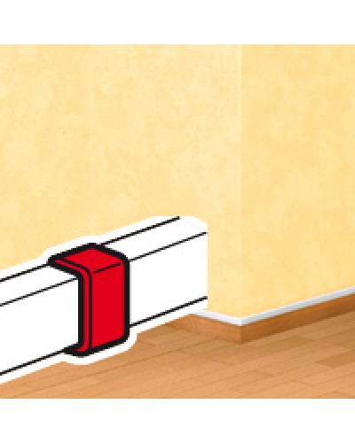 Накладка на стык DLPlus 60х16/20 белый Legrand (033608) в Ростове-на-Дону Аксессуары для кабель-канала Pintop.ru