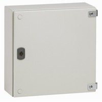 Промышленная коробка Atlantic металлическая квадратная IP66 IK10 300x300x120 мм RAL 7035 Legrand 035608