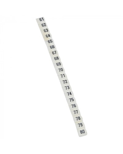 Маркер CAB3 цифры 61-80 Legrand 038163 в Ростове-на-Дону Аксессуары для кабель-канала Pintop.ru