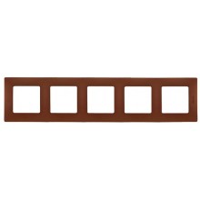 Рамка 5 постов Etika какао Legrand 672575
