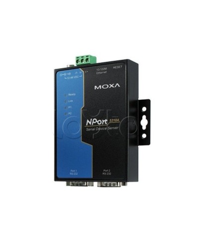 Сервер 2-портовый RS-232 в Ethernet Moxa NPort 5210A-T в Ростове-на-Дону Дополнительное оборудование для ОПС Pintop.ru