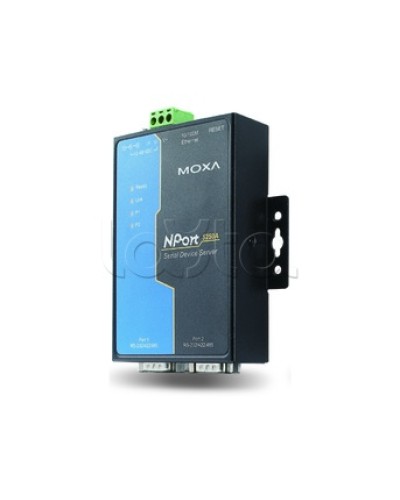 Сервер 2-портовый RS-232/422/485 в Ethernet Moxa NPort 5250A в Ростове-на-Дону Дополнительное оборудование для ОПС Pintop.ru