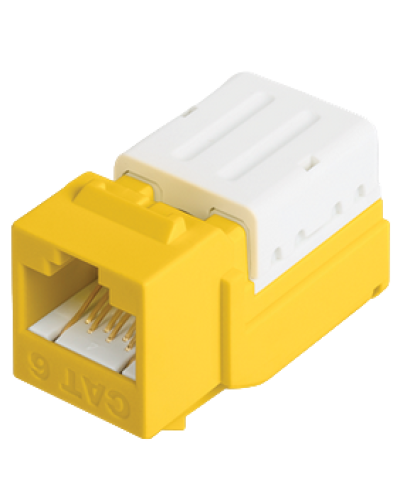 Модуль-вставка NIKOMAX (NMC-KJUE2-FT-YL) в Ростове-на-Дону Модули Keystone Pintop.ru