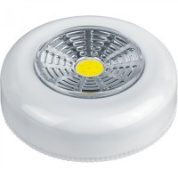 Фонарь Navigator 14 085 NPT-PL01-3AAA Пласт.пушлайт 1COB LEDx1Вт,1реж.