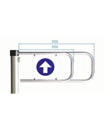 Створки для калитик PERCo-ASG-900 в Ростове-на-Дону Калитки Pintop.ru