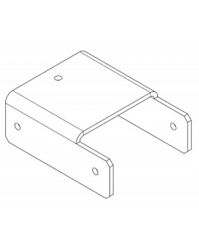 Накладка прямая нижняя PERCo-MB-16.4 в Ростове-на-Дону Дополнительное оборудование для СКУД Pintop.ru