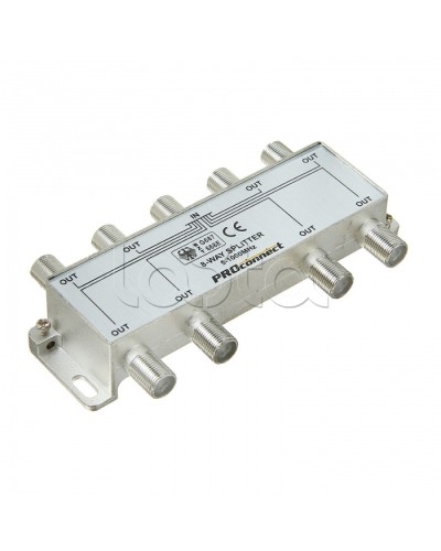 Сплиттер антенный ТВ х 8 под F разъём 5-1000 МГц PROCONNECT 05-6025 в Ростове-на-Дону Дополнительное оборудование для сетей Pintop.ru