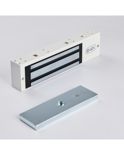 R-Lock RL-EM350-L0W - Электромагнитный замкок, 350кг, DC12/24B, цвет белый, RAL9016(белый) в Ростове-на-Дону Электромагнитные замки Pintop.ru