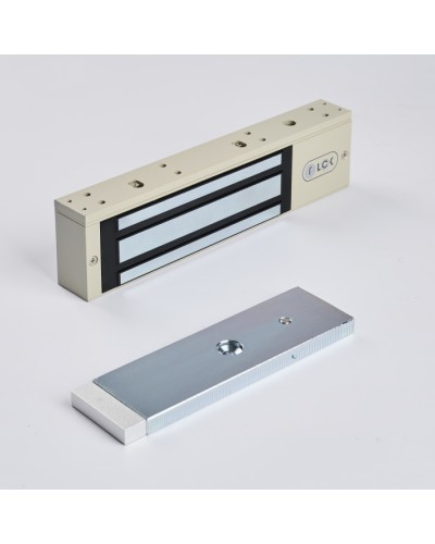 R-Lock RL-EM350-LSG - Электромагнитный замкок, 350кг, DC12/24B, цвет серый, RAL7032 (галечный серый), два датчика втроены в корпус замка: датчик Холла и магнито-контактный датчик в Ростове-на-Дону Электромагнитные замки Pintop.ru