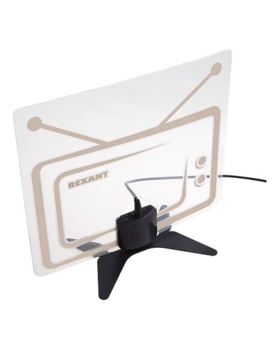 Антенна комнатная «Активная» для цифрового телевидения DVB-T2, Ag-717 REXANT 34-0717 в Ростове-на-Дону Системы видеонаблюдения Pintop.ru