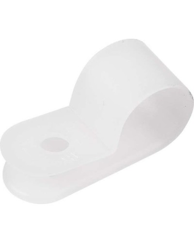 Кабельная скоба под винт 6 мм, белая, упаковка 50 шт. REXANT (07-4406) в Ростове-на-Дону Держатели, клипсы, скобы Pintop.ru