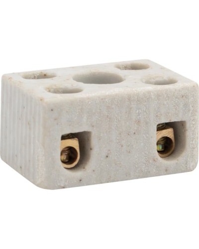 Клемма керамическая винтовая КВ 4 мм² 2 пары контактов с крепежным отверстием (100 шт./уп.) REXANT (07-6221) в Ростове-на-Дону Монтажные материалы Pintop.ru