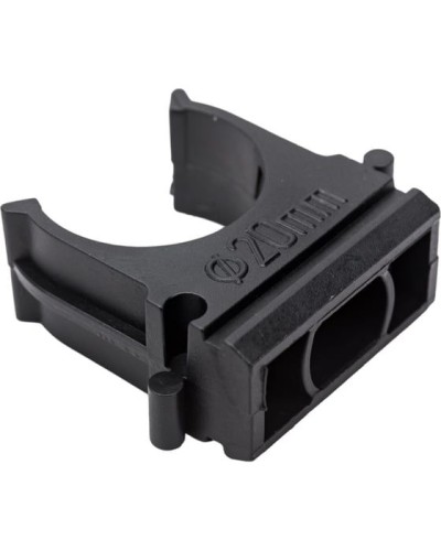 Крепеж-клипса для трубы ø 20 мм, черная (100 шт./уп.) Rexant (28-0120-3) в Ростове-на-Дону Держатели, клипсы, скобы Pintop.ru