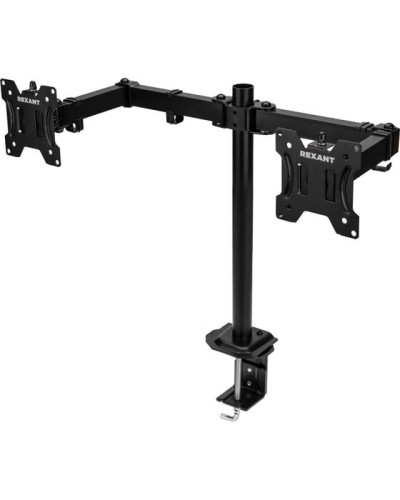 Кронштейн для двух мониторов 13-32, одно колено настольный, серия офис REXANT 38-0356 в Ростове-на-Дону Системы видеонаблюдения Pintop.ru