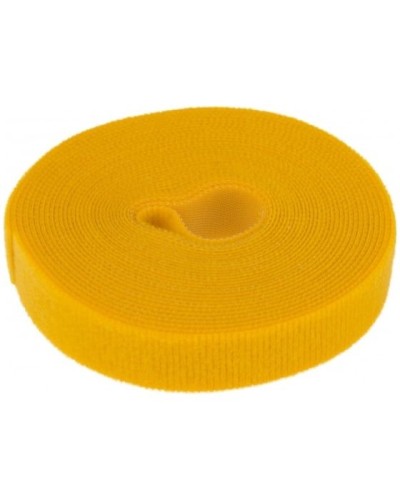 Лента-липучка многоразовая 5 м х 20мм, желтая (1 шт/уп) REXANT 07-7522 в Ростове-на-Дону Монтажные материалы Pintop.ru