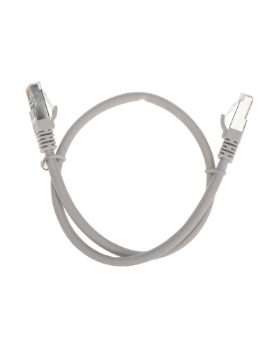 Патч-корд S/FTP, CAT 6A (10G), RJ45-RJ45, 28AWG, LSZH, серый, 0,5м REXANT 02-0390-05 в Ростове-на-Дону Патчкорды (медные) Pintop.ru