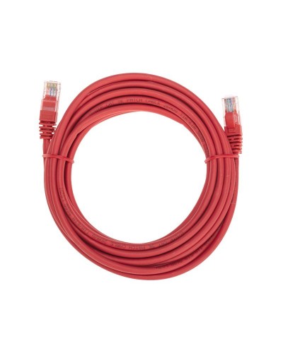 Патч-корд U/UTP, CAT 5e, RJ45-RJ45, 26AWG, LSZH, красный, 5м REXANT 02-0103-5 в Ростове-на-Дону Патчкорды (медные) Pintop.ru