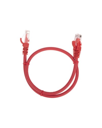 Патч-корд U/UTP, CAT 6, RJ45-RJ45, 26AWG, LSZH, красный, 0,5м REXANT 02-0293-05 в Ростове-на-Дону Патчкорды (медные) Pintop.ru
