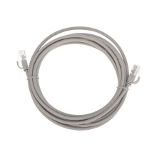 Патч-корд U/UTP, CAT 6A (10G), RJ45-RJ45, 28AWG, LSZH, серый, 3м REXANT 02-0380-3