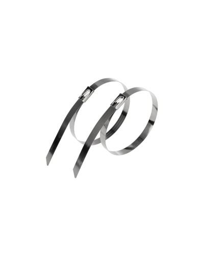 Стяжка кабельная стальная (304) 400x4,6мм (50 шт/уп) REXANT (07-0408) в Ростове-на-Дону Стяжки-хомуты Pintop.ru