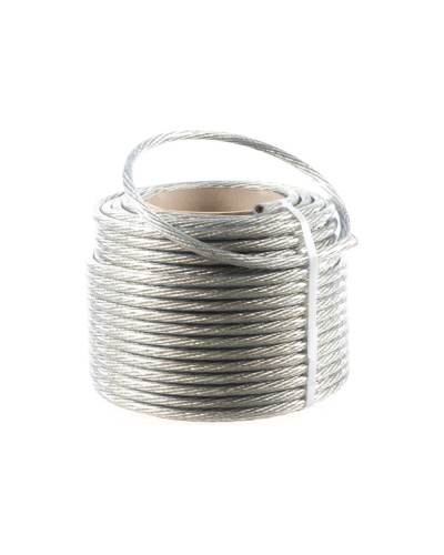 Трос стальной в ПВХ изоляции d=10.0 мм, катушка 50 метров REXANT (09-5300) в Ростове-на-Дону Крепежные изделия Pintop.ru