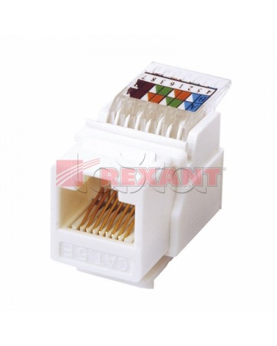 Гнездо вставка RJ-45 (Keystone Jack) CAT5e, ТИП-1 (10шт/уп) REXANT 03-1011 в Ростове-на-Дону Коннекторы Pintop.ru