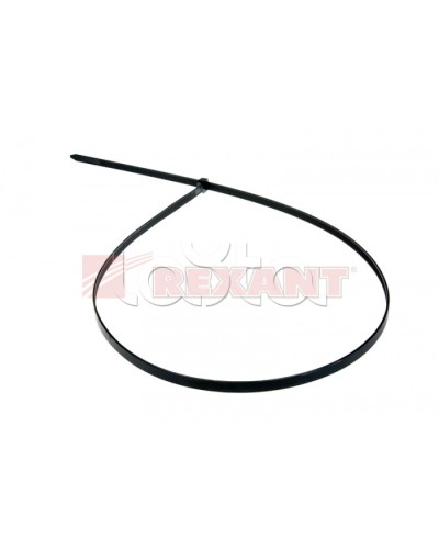 Хомут-стяжка нейлоновый 9х700 мм чёрный (100шт/уп) REXANT 07-0701-9 в Ростове-на-Дону Стяжки-хомуты Pintop.ru