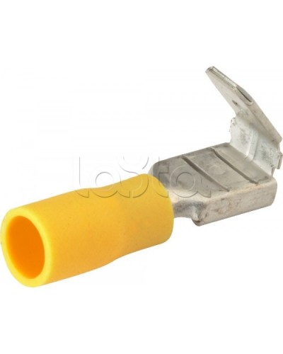 Клемма плоская изолированная 4-6 мм² (КПИ гнездо+штекер - 7.4мм+6.3мм) (100шт/уп) REXANT 08-0452 в Ростове-на-Дону Клеммные колодки Pintop.ru