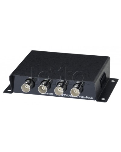 Приемопередатчик пассивный 4-канальный, HDCVI/TVI/AHD, по витой паре SC&T TTP414HD в Ростове-на-Дону Видеоусилители, Модуляторы, Делители Pintop.ru