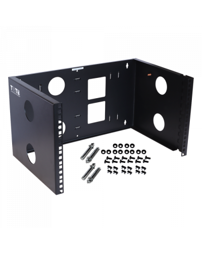 Рама настенная 19, поворотная, глубина 305 мм, 6U, черная TWT (TWT-FRWRT-6U-BK) в Ростове-на-Дону Аксессуары для стоек и шкафов Pintop.ru