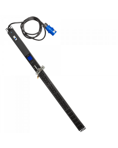 Блок розеток верт. 32A / 250V, 6xC19 + 18xC13, шнур 3.0 м, разъем IEC309 TWT (TWT-PDVMT1-6x18-32A) в Ростове-на-Дону Блоки розеток Pintop.ru