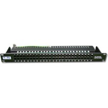 Патч-панель телефонная 19" 1U, 50 портов RJ-12 TWT TWT-PP50TEL12