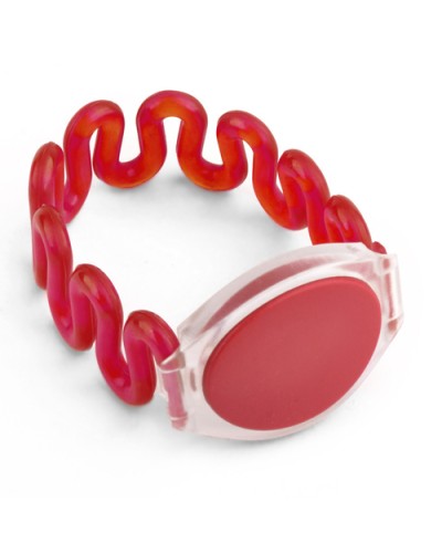 Браслет TS пружинный (красный) Tantos EM-Marine в Ростове-на-Дону Оптовые идентификаторы Pintop.ru