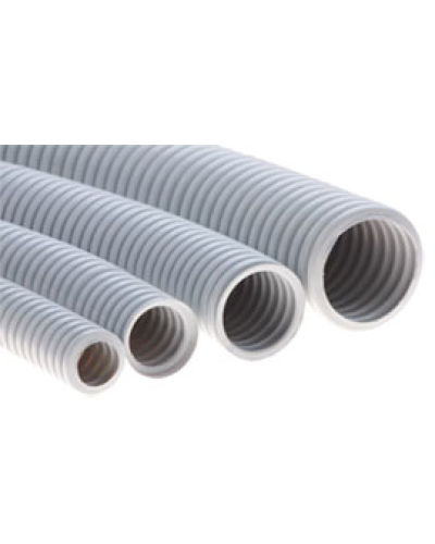 Труба ПНД гофрир. тяжелая, цвет чёрный, диам 50мм Экопласт 21050 в Ростове-на-Дону Труба гофрированная Pintop.ru