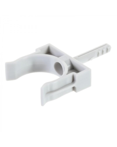 Держатель с дюбелем без шурупа D32мм (черный) Экопласт (41432BL) в Ростове-на-Дону Аксессуары для кабель-канала Pintop.ru