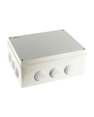Коробка огн. Е110 о/п, 300х250х120,12 вых.,IP65, 6Р серый Экопласт (43070HF-GR) в Ростове-на-Дону Распределительные коробки Pintop.ru