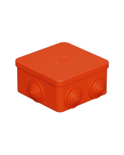 Коробка огн. E110, о/п 85х85х50мм,без галогена, 12 вых., IP55, 8P, оранж. Экопласт (43141HF) в Ростове-на-Дону Распределительные коробки Pintop.ru
