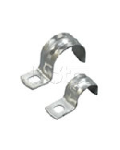 Скоба оцинкованная с одним отверстием для трубы D20мм, м.о. 6,5-5,0мм (1уп=100шт) Экопласт (43720P) в Ростове-на-Дону Держатели, клипсы, скобы Pintop.ru