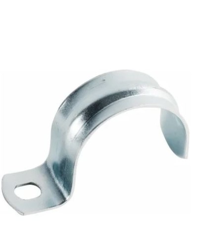 Скоба оцинк. с одним отверстием, для трубы D32мм (100 шт/уп) Экопласт (43732) - Скоба оцинкованная с одним отверстием, для трубы D32мм Экопласт в Ростове-на-Дону Держатели, клипсы, скобы Pintop.ru