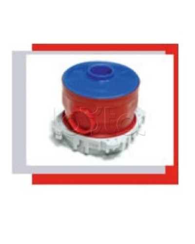 Крышка фланцевая для коробки под заливку в бетон (синий) Экопласт 44602 в Ростове-на-Дону Аксессуары для кабель-канала Pintop.ru