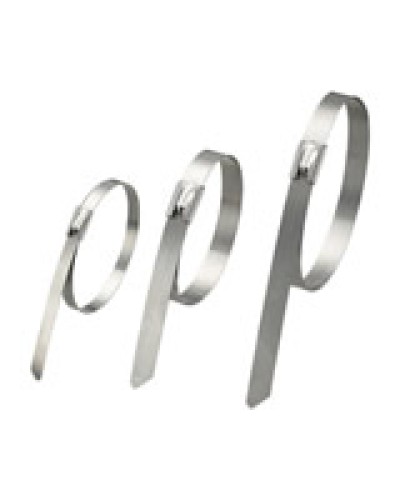 Хомут кабельный стальной 4,6x152 мм (50 шт/уп) Экопласт 45315 в Ростове-на-Дону Крепежные изделия Pintop.ru