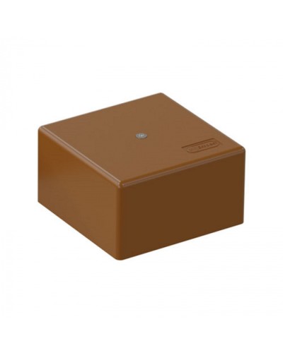 SD3 Коробка распределительная для о/п, для монтажного пистолета 75x75x40мм, (корич.) Экопласт (72932B) в Ростове-на-Дону Распределительные коробки Pintop.ru