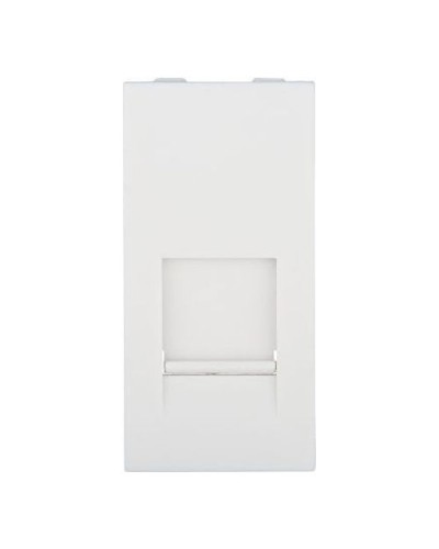 Накладка для розетки телефонной, компьютерной RJ, 45х22,5 мм (белый) LK45 Экопласт (853104) в Ростове-на-Дону Аксессуары для кабель-канала Pintop.ru