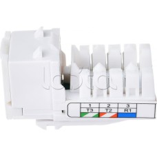 Механизм розетки телефонной (6 контактов) RJ-12 LK45 (Экопласт) (855600)